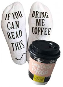 Kuschelsocken - if you can read this bring me coffee