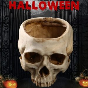 Schale - Totenkopf - Deko-Idee für Halloween