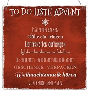 To-do-Liste Advent – tolle Adventsdeko