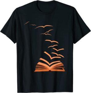 wunderschönes T-Shirt für Buchliebhaber 