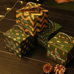 Weihnachtsgeschenkverpackung Schachteln