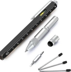 Multitool-Kugelschreiber - Wichtelgeschenk für Männer