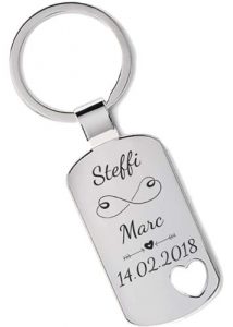 Schlüsselanhänger personalisierbar - schönes kleines Valentinstagsgeschenk für SIE