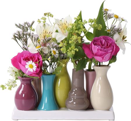 Vasen-Set in bunt - kleine Geschenke im Frühling