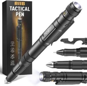 schwarzer Multitool Tactical Pen