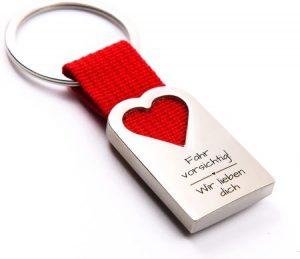 Fahr vorsichtig, wir lieben dich - Schlüsselanhänger - kleines Geschenk zum Muttertag