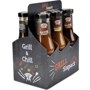 Grillsaucen Sixpack - Grillgeschenke für Männer 