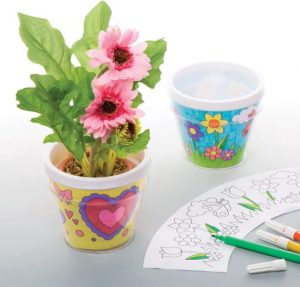 Blumentöpfe zum Verzieren - kleine Geschenke für Lehrer*innen