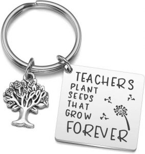 Schlüsselanhänger - Teachers plant seeds that grow forever - kleine Geschenke für Lehrer*innen