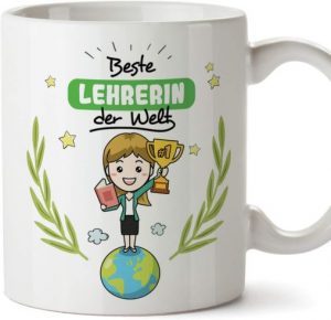 Tasse - für die beste Lehrerin der Welt - Geschenkidee für Lehrerinnen 