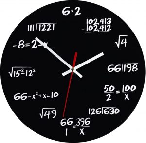 witzige Uhr für Mathe-Lehrer*innen