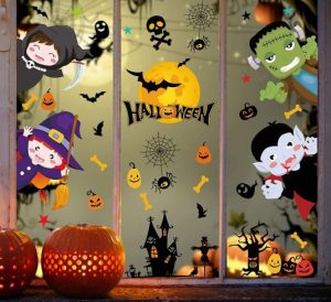 Fensterdeko Halloween für Kinder