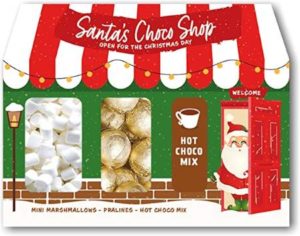Santa's Choco Shop – Trinkschokolade, Marshmallows und goldene Schoko-Pralinen