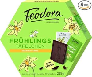 Frühlingstäfelchen – Packung mit kleinen Schokoladentäfelchen