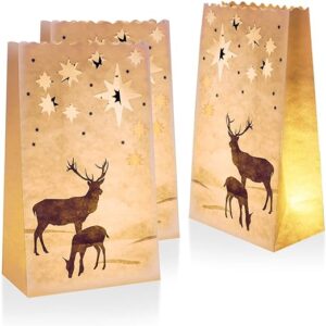 Lichtertüten "Hirsche" – kleine Geschenke in der Weihnachtszeit