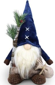 Weihnachtswichtel mit blauer Mütze