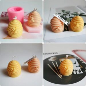 Kerzengießform Bienenkorb 