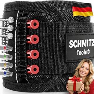 schwarzes Magnetarmband für Handwerker 