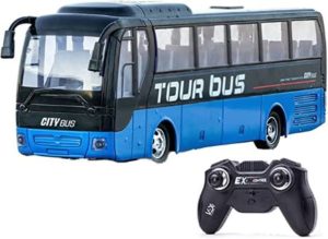 Funkferngesteuerter Bus in schwarz/blau – tolles Geschenk für Busfahrer*innen