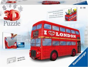 3D Puzzle Londoner Doppeldecker-Bus – originelles Beschenk für Busfahrer und Busfahrerinnen