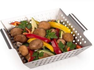 Grillkorb für Gemüse – Geschenkidee für Grill-Fans
