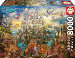 Die Stadt der Träume – wunderschönes Puzzle mit 8000 Teilen