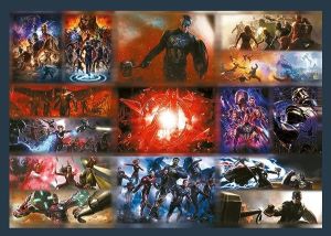 Collage mit Superhelden – Puzzle mit 13500 Teilen für Puzzle-Fans ab 12 Jahren