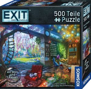 Exit-Puzzle „Das verborgene Atelier“ – 500 Teile Puzzle, für Erwachsene und Kinder ab 10 Jahren