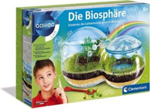 Clementoni Galileo Lab – Die Biosphäre, Experimentierkasten für kleine Hobby-Gärtner