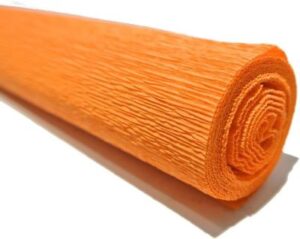 Rolle Floristen-Krepppapier in orange