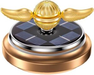 Solarbetriebener Lufterfrischer fürs Auto mit schwingenden Flügeln