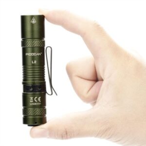 Mini-Taschenlampe in dunkelgrün