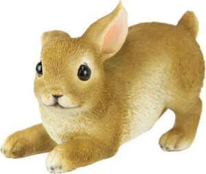 kleines Häschen aus Polyresin für drinnen und draußen