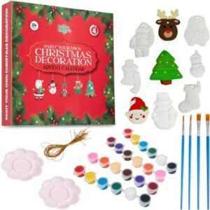 DIY-Set für weihnachtliche Gipsfiguren