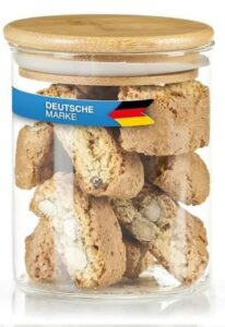 Vorratsglas mit luftdichtem Deckel aus Bambus