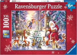 Weihnachtspuzzle mit 100 XXL Teilen – schönes Advents-Mitbringsel für Kinder ab 6 Jahre